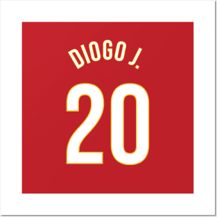 Diogo J 20 Home Kit - 22/23 Season Posters and Art